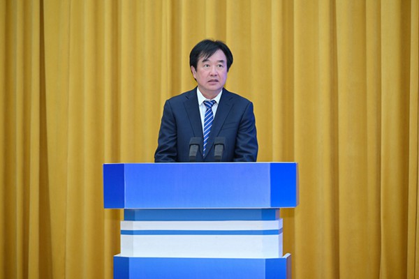 中国二冶集团有限公司党委书记、董事长徐永锋。林豪 摄