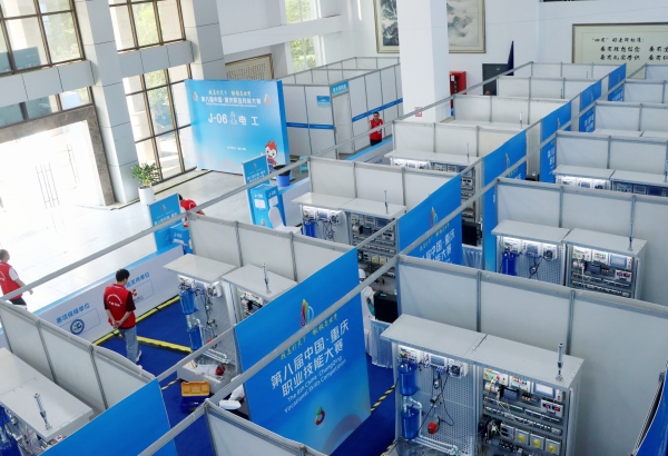 比賽現場。重慶工貿職業技術學院供圖