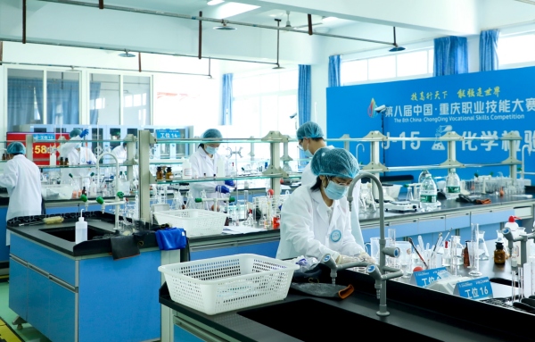 比賽現場。重慶工貿職業技術學院供圖