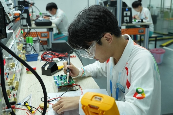 比賽現場。重慶工貿職業技術學院供圖