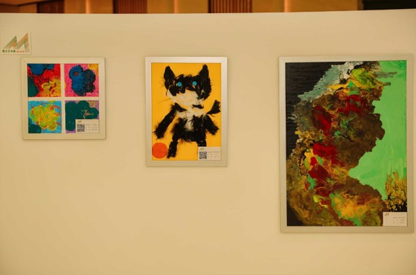 藝術展作品。渝中區蒙正幼兒園供圖