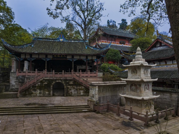 宝顶小佛湾全景。罗国家摄