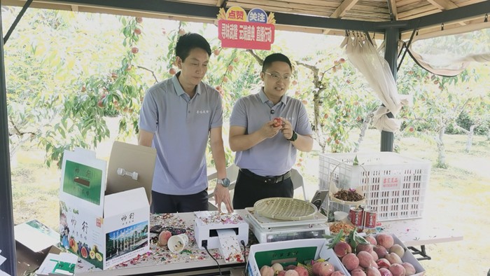 “寻味武隆·云端盛宴”乡村振兴公益直播月启幕。通讯员 石晓红 摄
