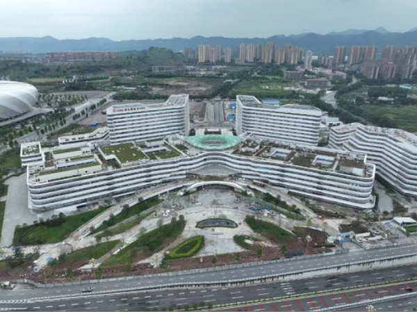重庆协和医院项目。中建八局西南公司设计研究院供图