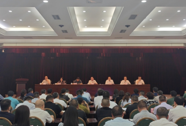 大渡口举行推动长江经济带高质量发展暨美丽大渡口建设大会。任峰摄
