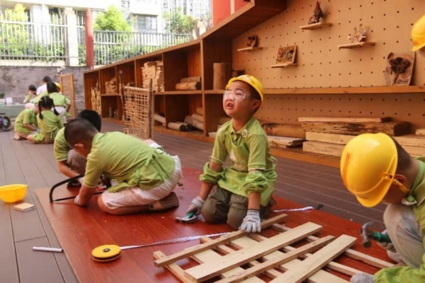 电报路幼儿园户外课堂。主办方供图