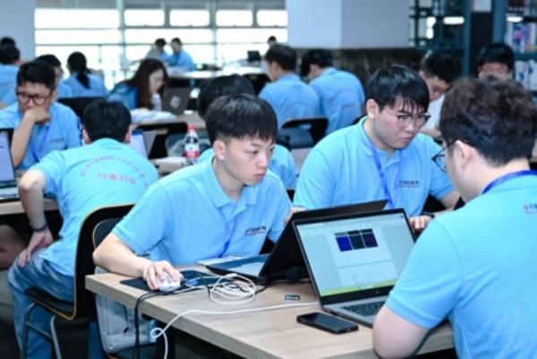 比赛现场。重庆大学供图