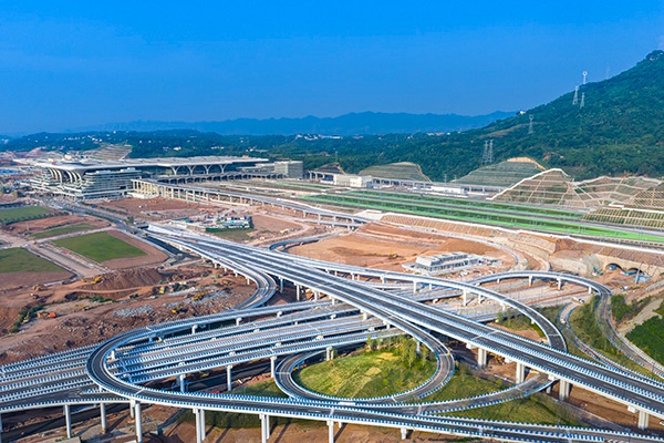 茶惠大道（一标段）。中铁十一局供图