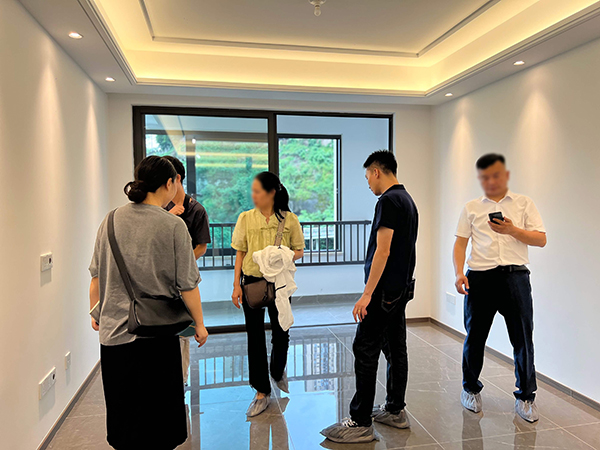 中綠江州交付現場實景圖，拍攝於2025年6月。中國綠發重慶公司供圖