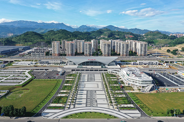 南川北站。中冶建工供图