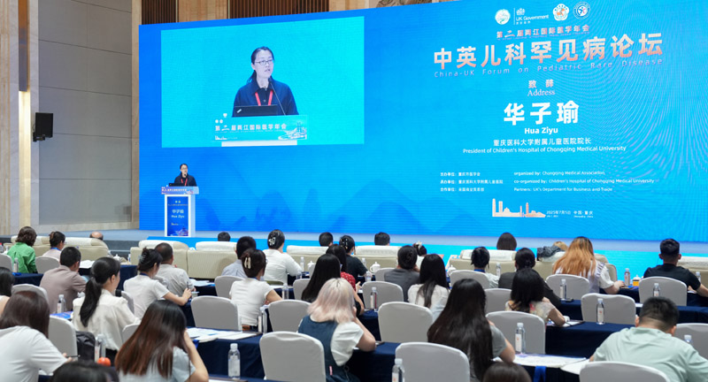 第二届两江国际医学年会中英儿科罕见病论坛举行