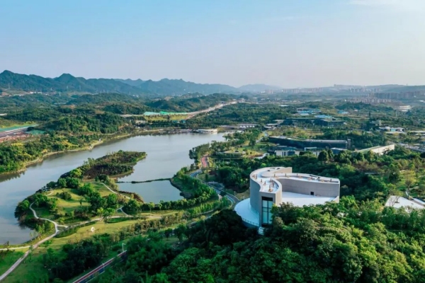 明月湖美景。两江协同创新区供图