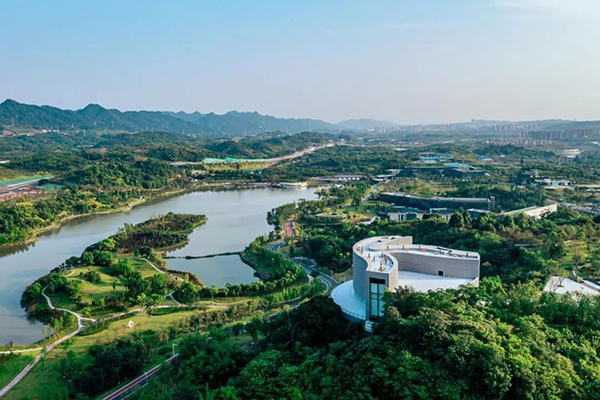 明月湖。兩江協同創新區供圖