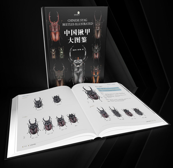 《中国锹甲大图鉴》封面。重庆大学出版社供图