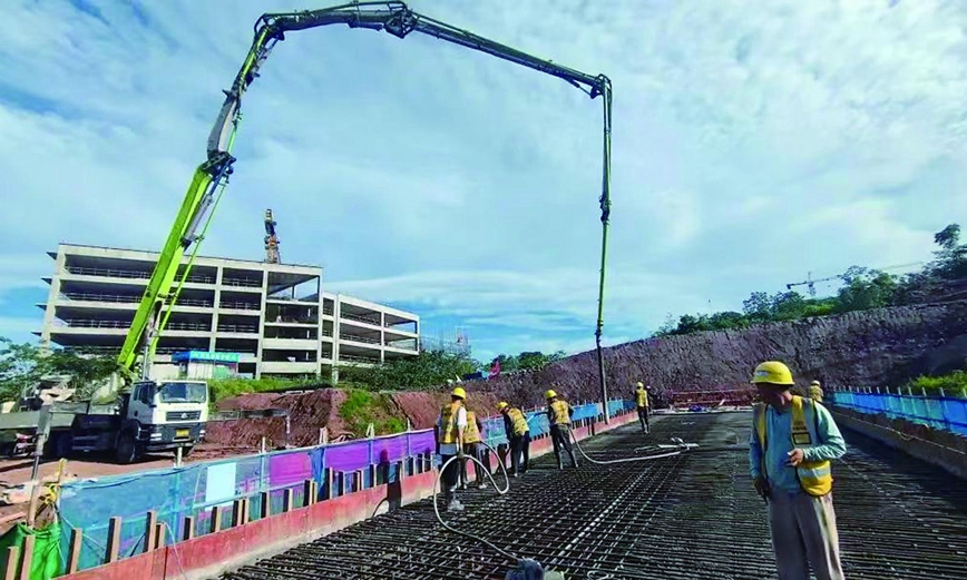 新州大道（金曾路南延伸段三期）项目建设现场
