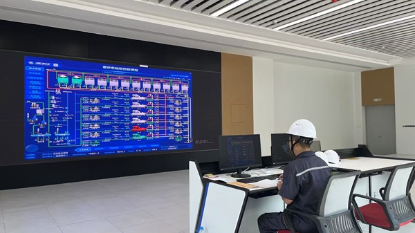 重慶東站樞紐能源站投運。重慶燃氣集團供圖