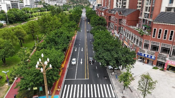 夔州街道路网完善工程（一期）。申淑萍摄