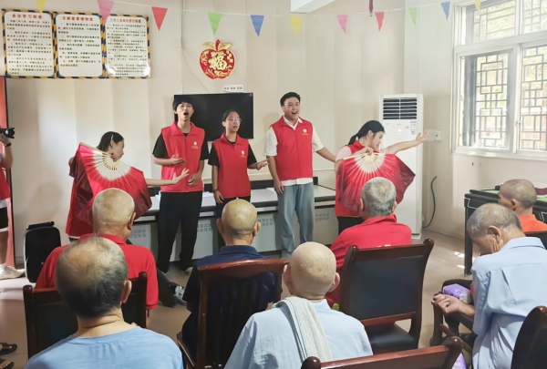 团队表演节目《万疆》。重庆电力高等专科学校供图