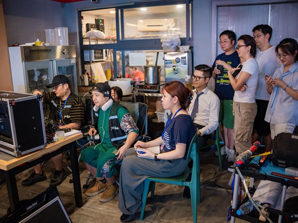 拍摄现场。万州区委宣传部供图