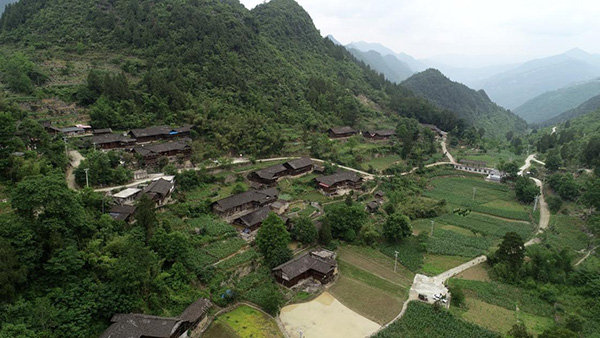 酉阳县龚滩镇红花村鹅儿古寨。重庆市住房城乡建委供图