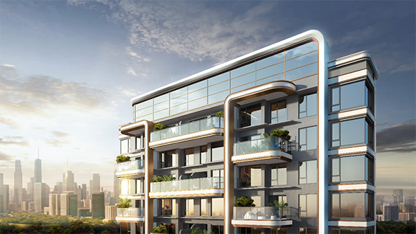 熙宸外立面意境图。重庆华侨城供图