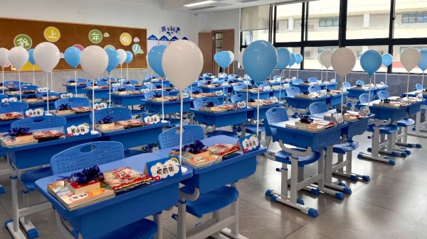 精心布置的教室。学校供图