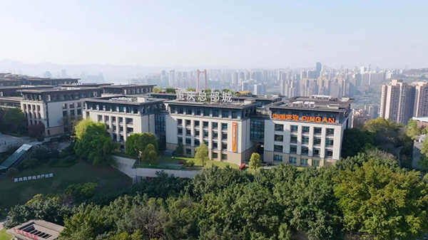 重庆总部城实景拍摄图。重庆总部城供图