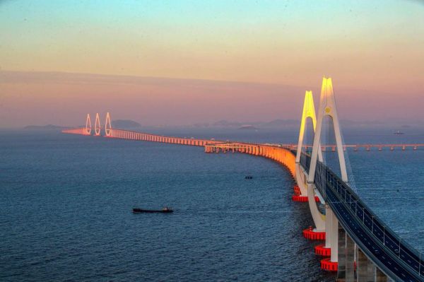 舟岱跨海大桥。中建桥梁供图