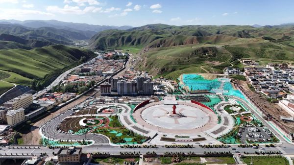 甘南铸牢中华民族共同体意识主题教育实践基地。中建桥梁供图