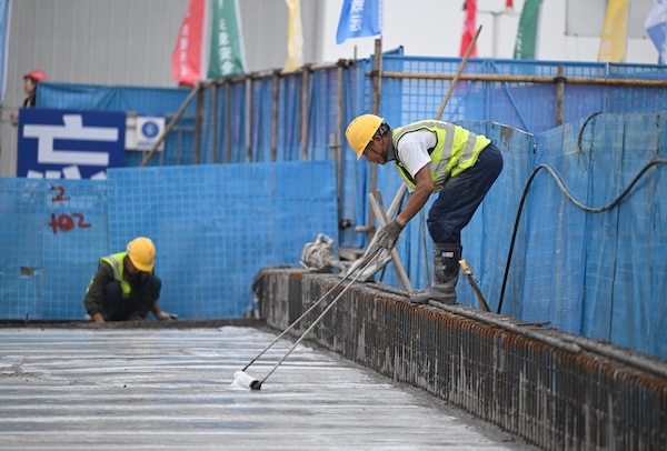 椿萱大道3号桥正式贯通。中交二航局供图