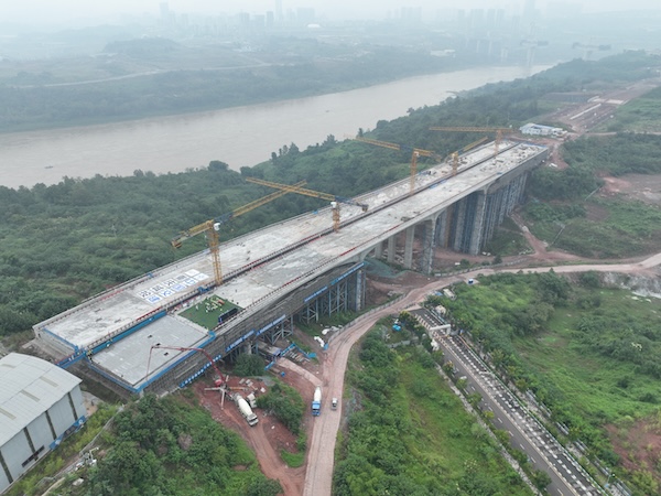 椿萱大道3号桥。中交二航局供图