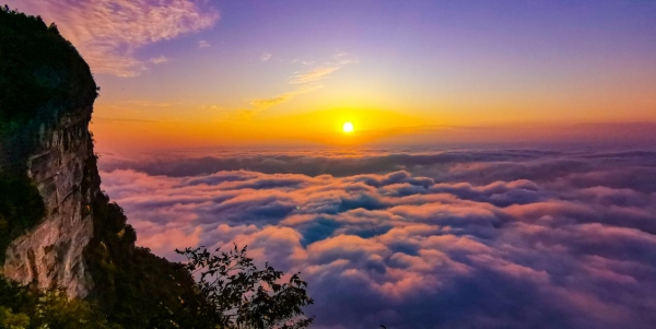 重庆彭水·摩围山云海。彭水九黎城旅游公司供图