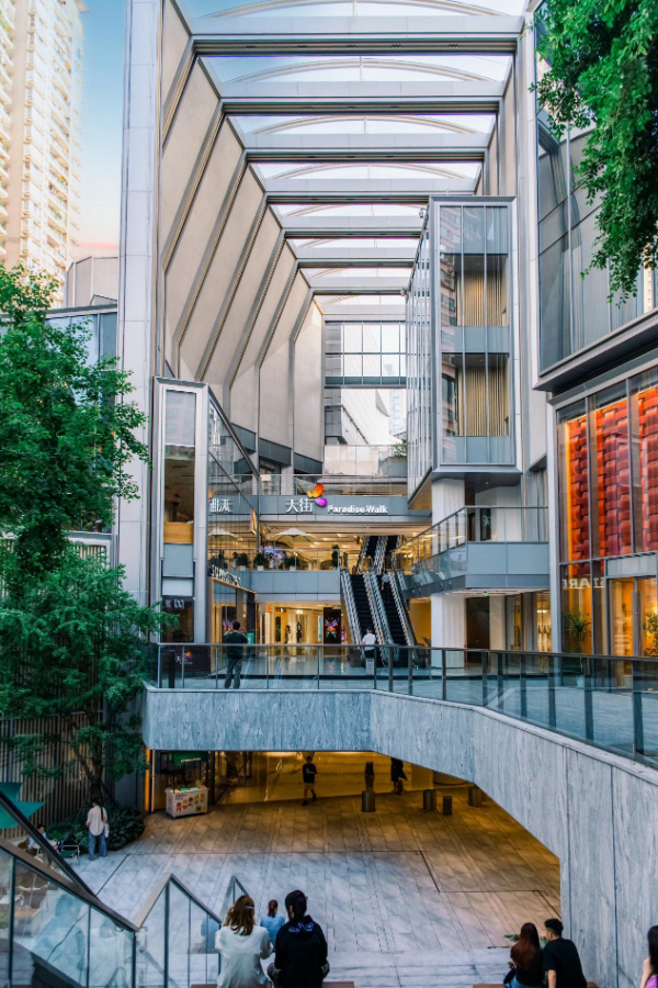 北城天街改造后。龍湖商業供圖