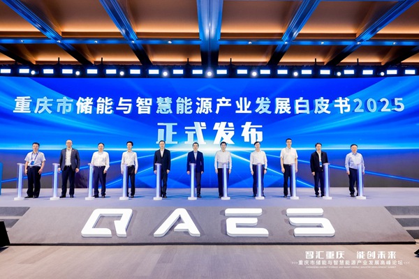 《重慶市儲能與智慧能源產業發展白皮書2025》發布現場。主辦方供圖