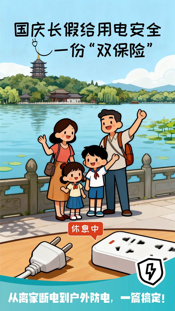 国庆中秋长假 给用电安全一份“双保险”