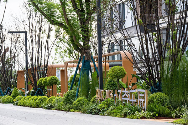 交付實景圖。重慶萬科供圖