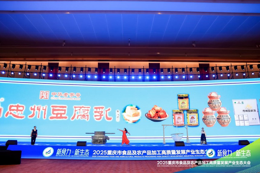 忠州豆腐乳爆品發布。主辦方供圖