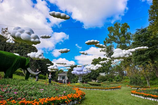 园内景色优美。崔景印摄