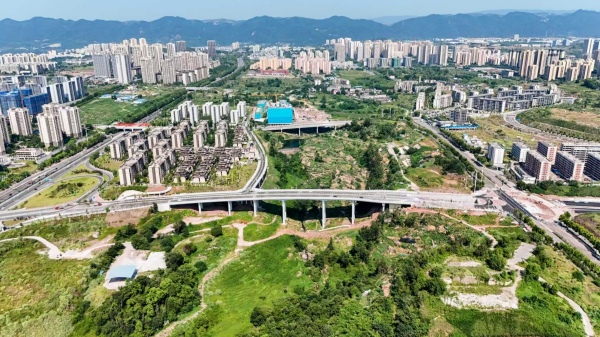 蔡家片區城市風貌。北碚區委宣傳部供圖