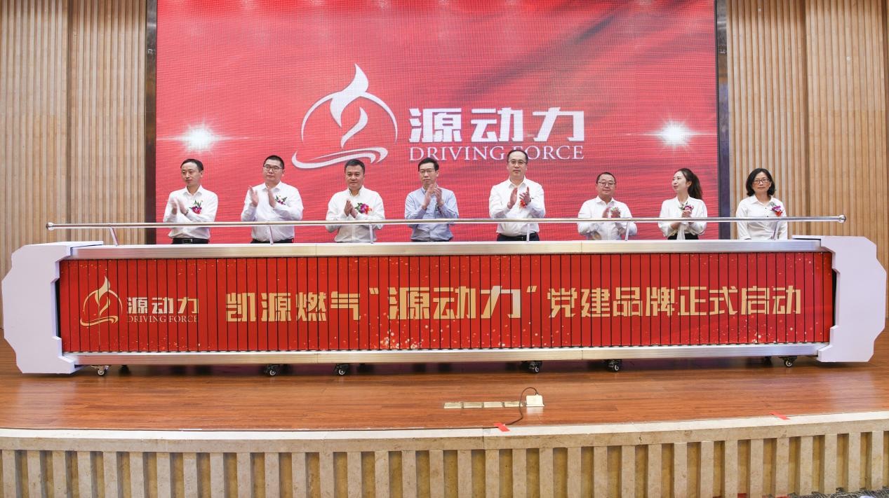 重庆凯源公司“源动力”党建品牌发布现场。朱奇志摄