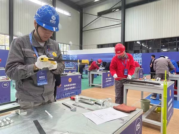 實操比賽現場。重慶高速集團供圖