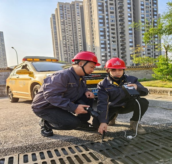 監測到可疑氣體分析來源。重慶燃氣集團供圖