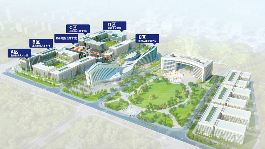 园区总览图。受访者供图