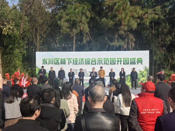 永川林下经济综合示范园开园。徐雯瑄摄