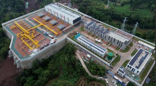 銅梁壓氣站。西南管道重慶輸油氣分公司供圖