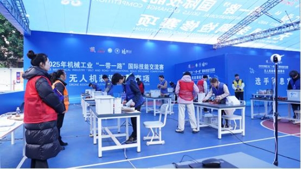 比賽現場。重慶能源工業技師學院供圖