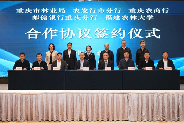 簽約儀式現場。重慶市林業局供圖