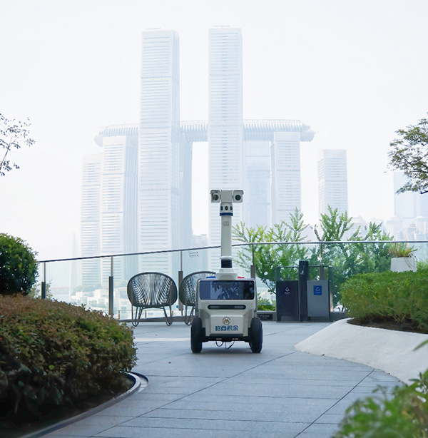 长嘉汇社区加配“智慧巡检”安全管理模式