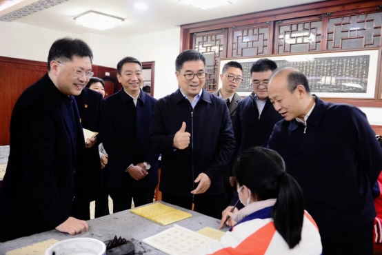 調研融匯沙坪壩小學校五育並舉、社團活動相關情況。受訪者供圖