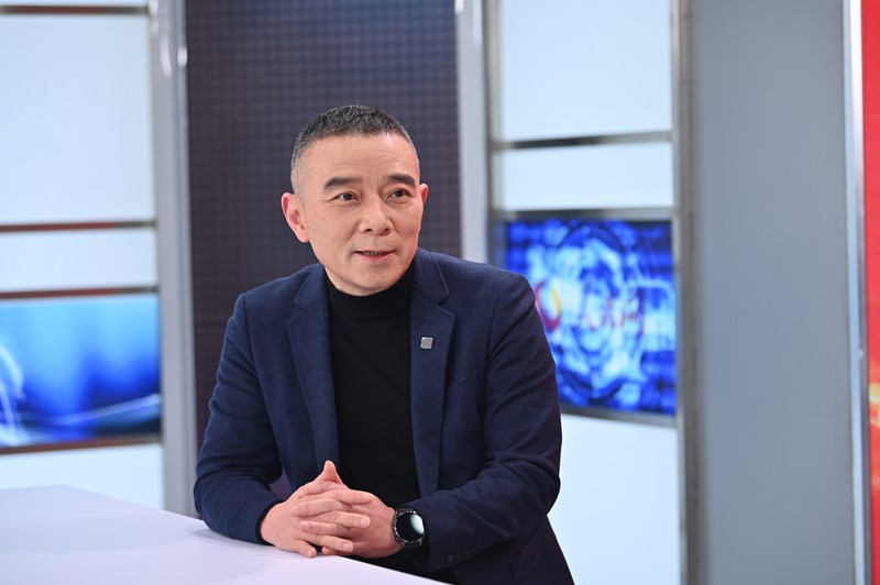 焦興濤做客“人民會客廳——2026重慶兩會高端訪談”。鄒樂攝